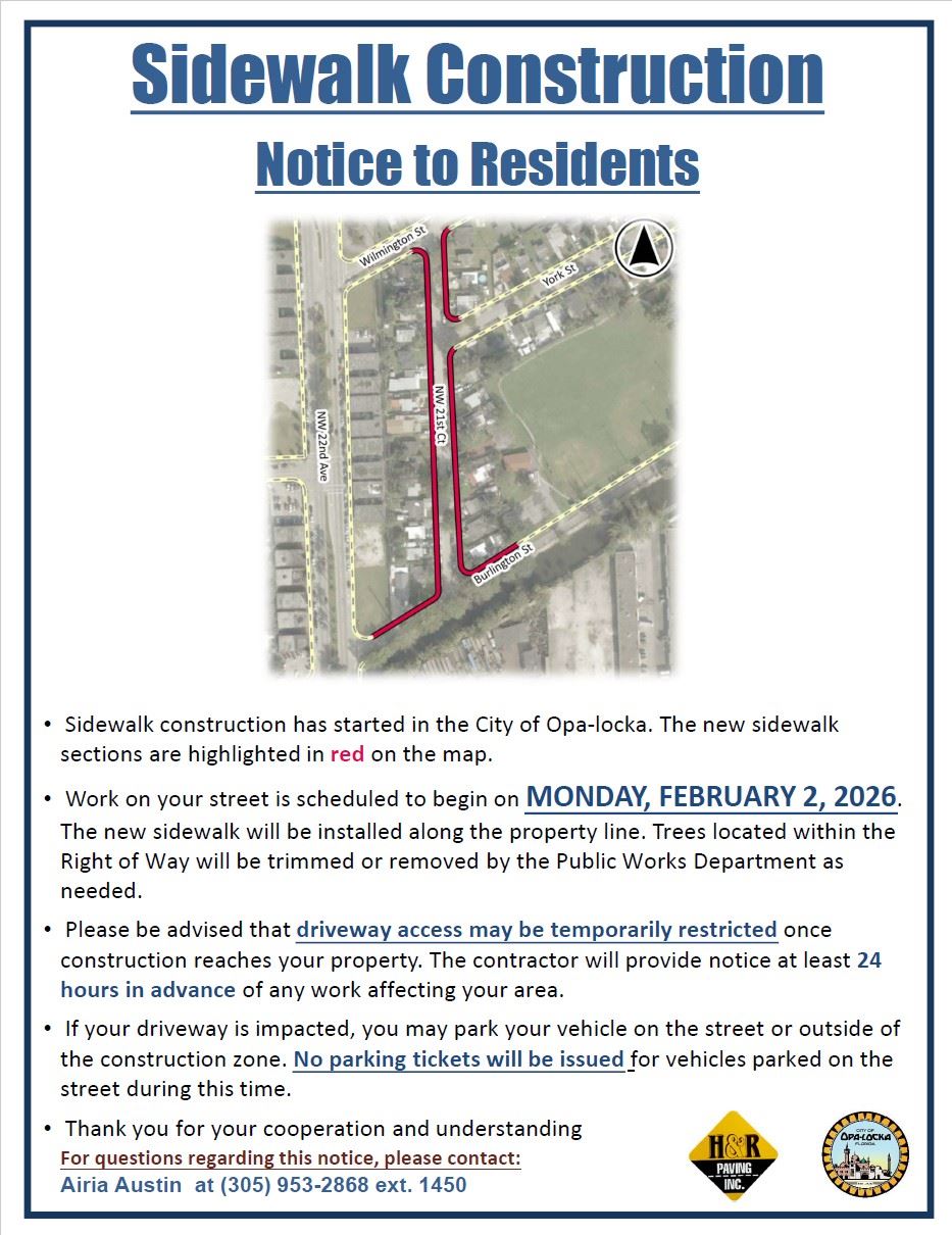 Sidewalk construction 2-2-26